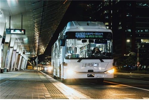 새벽동행 자율주행버스. [서울시 제공]
