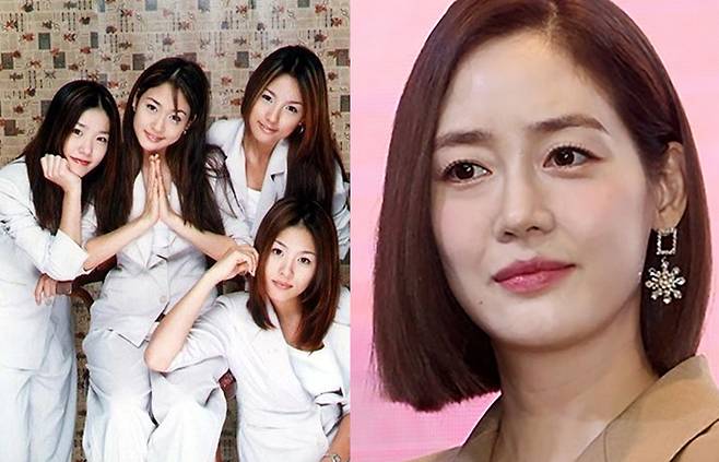 왼쪽 핑클 시절의 성유리, 오른쪽 현재의 성유리(연합뉴스)