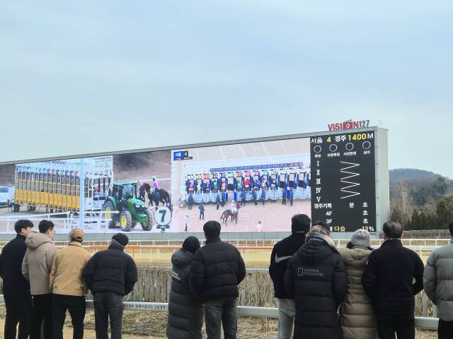 3일 경기 과천시 렛츠런파크 서울에서 관람객들이 경마를 지켜보고 있다. 이들 중 상당수는 20~40대 젊은 층이다. 정유나 기자