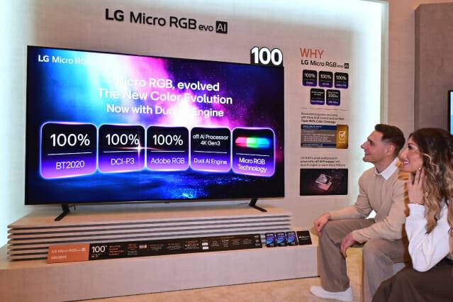 LG전자의 마이크로 RGB 에보(사진=LG전자)