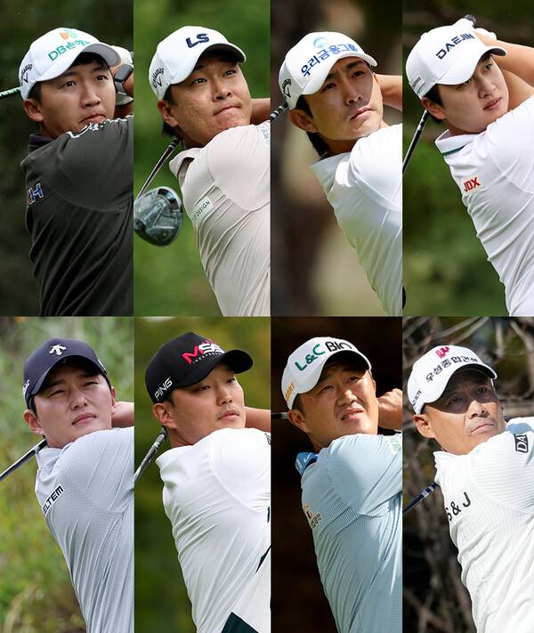 '2026 LIV 골프 프로모션' 대회에 출전하는 김홍택, 전가람, 이수민, 왕정훈, 김영수, 황도연, 박성국, 김재호 프로. 사진제공=KPGA (사진을 무단으로 사용하지 마십시오.)