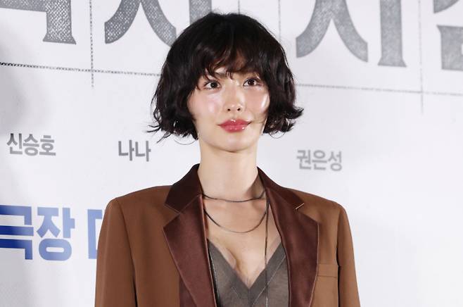 가수 겸 배우 나나가 강도 피해 후 가해자의 옥중편지 내용 공개에 심경을 드러냈다. 사진은 지난해 7월 서울 코엑스 메가박스에서 열린 영화 '전지적 독자 시점‘ 언론 시사회에 참석한 가수 겸 배우 나나. /사진=뉴스1