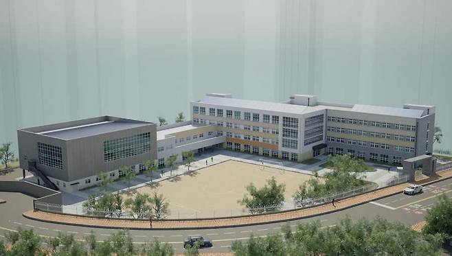 2026년 3월 개교 예정인 흑석고 조감도. [동작구 제공]