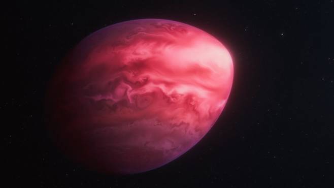 지구에서 약 2000광년 떨어진 PSR J2322-2650b 행성. 미국 항공우주국 제공