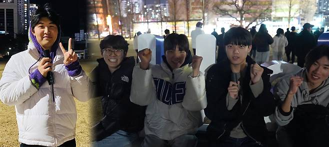 경찰과 도둑 참가자들이 인터뷰를 하고 있는 모습. 사진 = 최광현 기자.