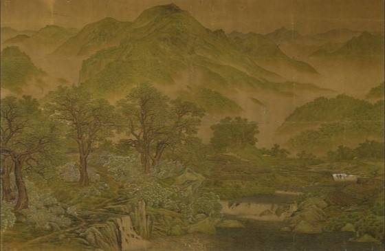 노수현작 신록(新綠), 203×311, 1925, 국가등록문화재