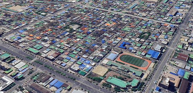 ▲ 포항 상도2지구 모습. 포항 상도2지구 재개발 추진준비위원회 제공