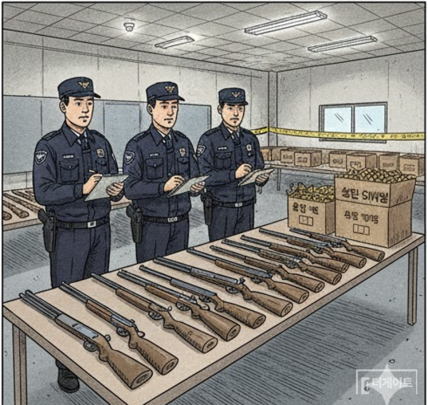 선수용 실탄 5만발이 사냥꾼들에게 흘러들어갔다(사진=나노바나나 생성 이미지)