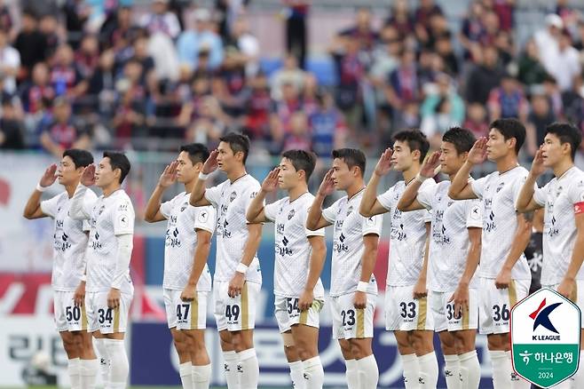 김천 상무는 다음 시즌 성적과 상관없이 2부리그로 향한다.(한국프로축구연맹 제공)