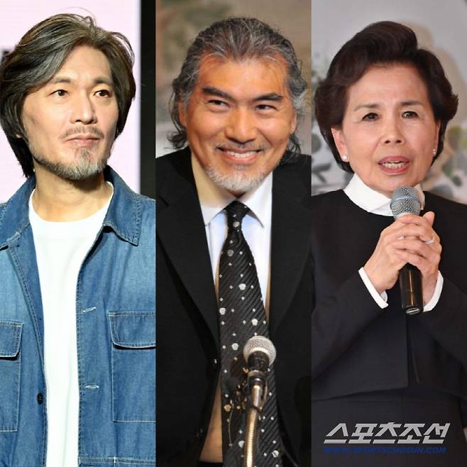 임재범, 나훈아, 이미자(왼쪽부터). 스포츠조선DB