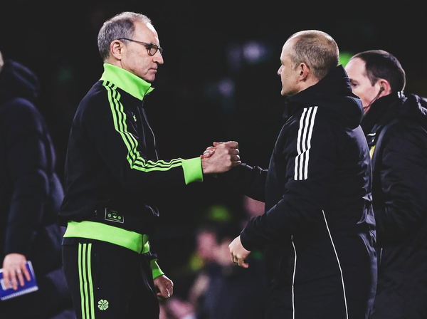 마틴 오닐 셀틱 감독(왼쪽). 셀틱 인스타그램 캡처