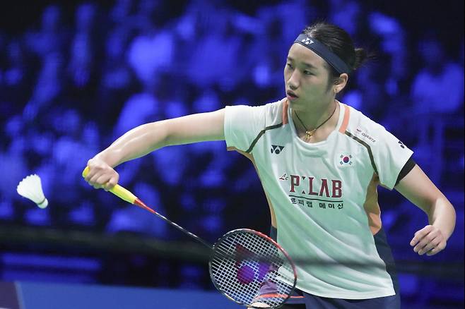<yonhap photo-5511="">배드민턴 여자단식 세계랭킹 1위인 안세영. [EPA=연합뉴스]</yonhap>
