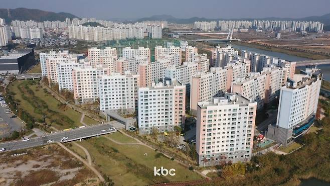 ▲ 전남 무안군 남악신도시 아파트 전경