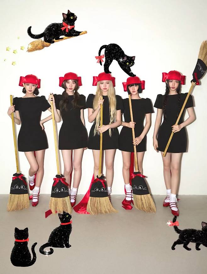 A teaser image for girl group KiiiKiii's upcoming EP ″Delulu Pack″ [STARSHIP ENTERTAINMENT]