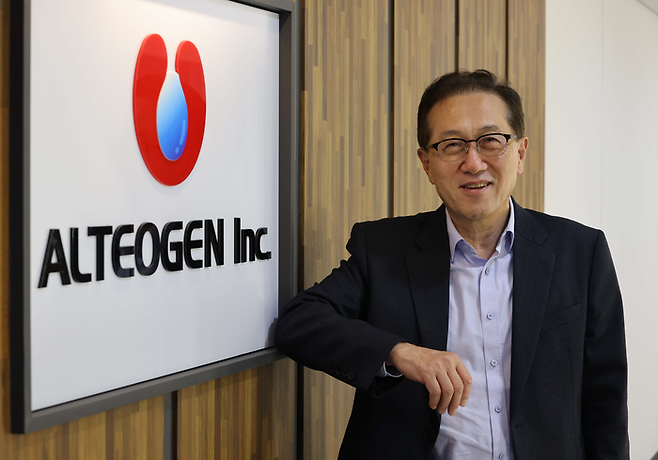 박순재 알테오젠 대표. [한주형 기자]