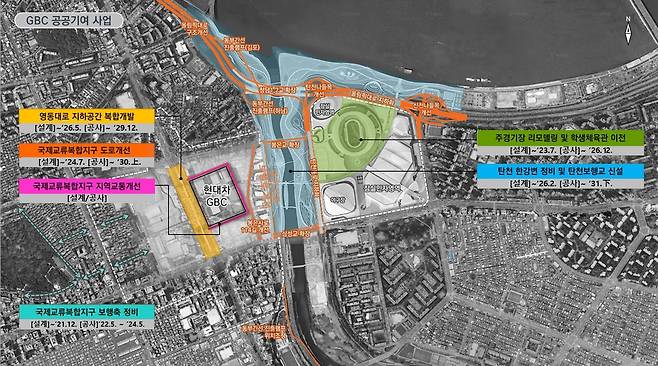 GBC 관련 공공기여 사업 내용. [서울시 제공]