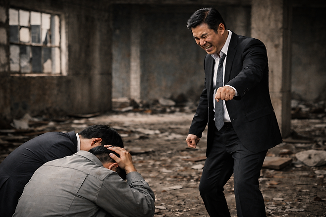 폭행 연상 이미지. [챗GPT를 이용해 제작]