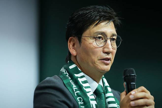 [서울=뉴시스] 프로축구 K리그1 전북 현대에 부임한 정정용 감독. (사진=전북 현대 제공)  *재판매 및 DB 금지