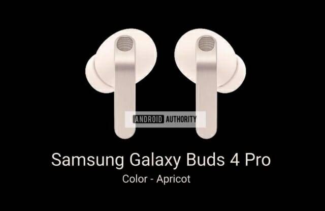 삼성 갤럭시 버즈4 프로에 새로운 살구 색상이 추가될 것이라는 소식이 나왔다. (사진=안드로이드오쏘리티)
