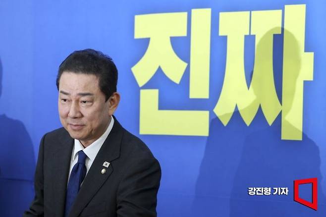 김병기 전 더불어민주당 원내대표. 강진형 기자