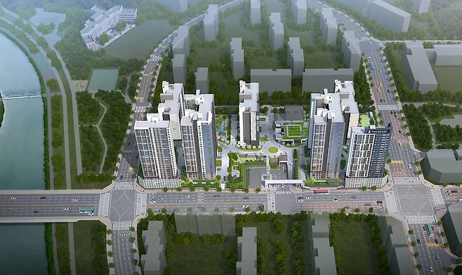 '더샵분당센트로' 조감도. 사진=포스코이앤씨