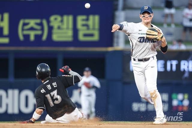 적극적이고 날카로운 유격수 수비는 김주원의 트레이드 마크다. 사진=NC 제공