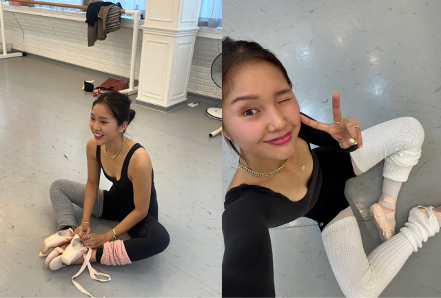 미미가 발레 연습에 몰두한 근황을 공개했다. / 미미 인스타그램