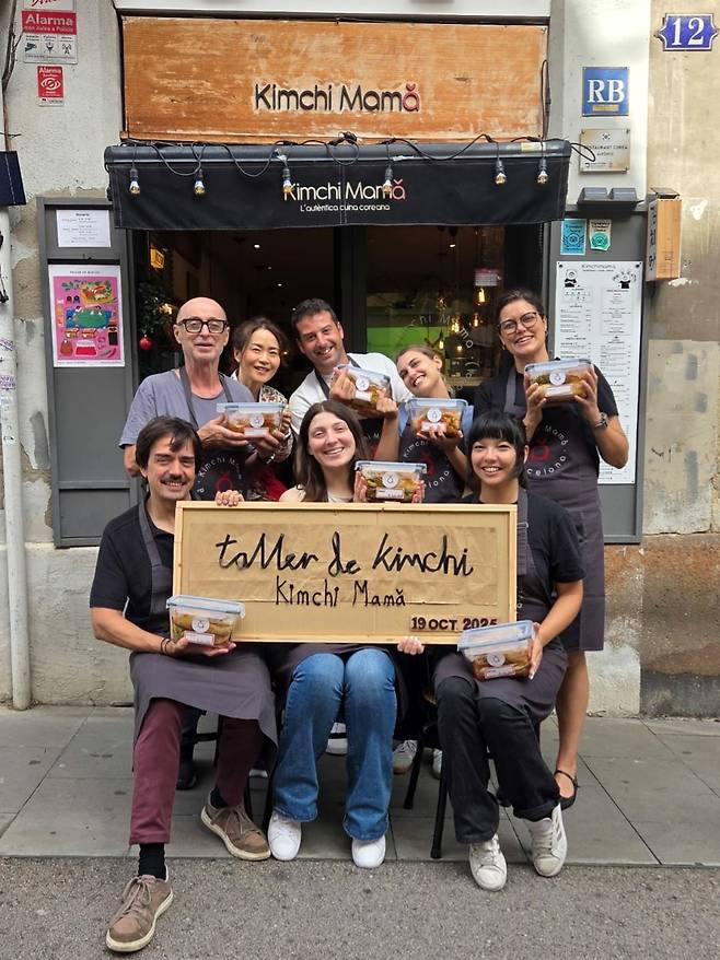 2025년 10월 김치 강좌 수강생.&nbsp;신진호 대표 제공