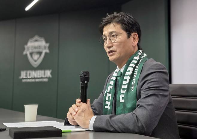 정정용 전북 현대 감독. 연합뉴스