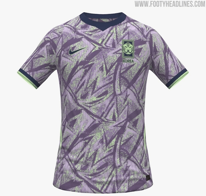 2026 축구대표팀 예상 원정 유니폼. 푸티헤드라인스