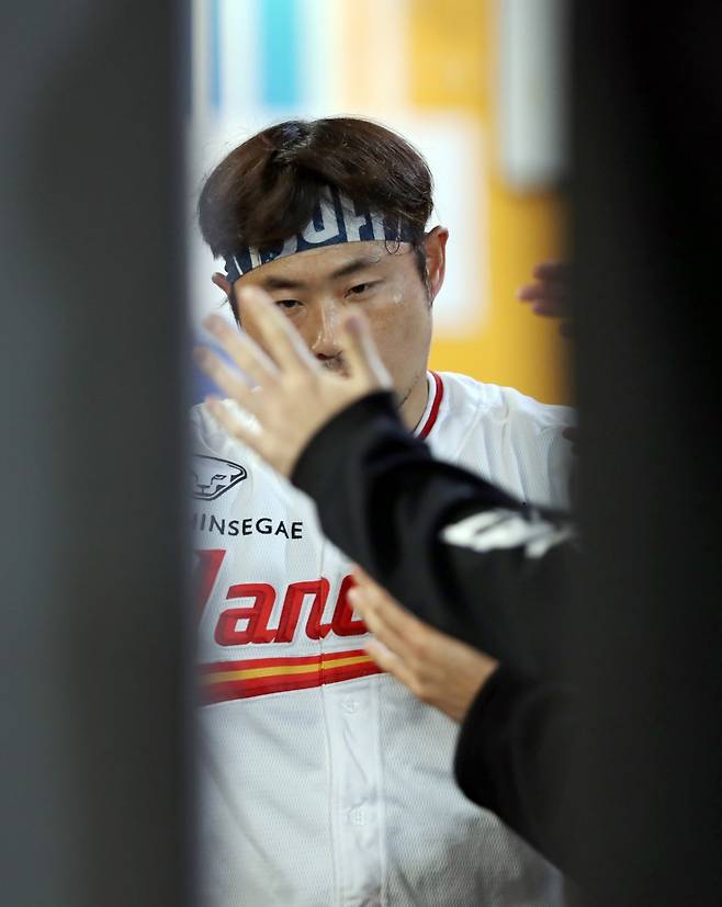 SSG 랜더스 베테랑 포수 이지영. /사진=SSG 랜더스 제공