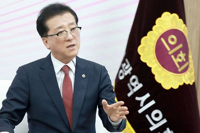 조원휘 대전시의회 의장. [출처=대전시의회]