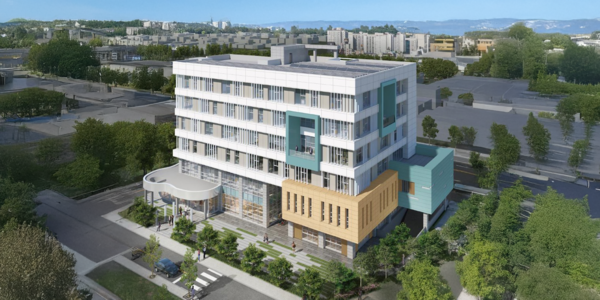 광주&nbsp;스타트업 복합허브센터. 광주광역시 제공