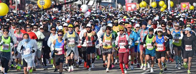 지난해 열린 2025 대구마라톤 모습. 대구일보 DB