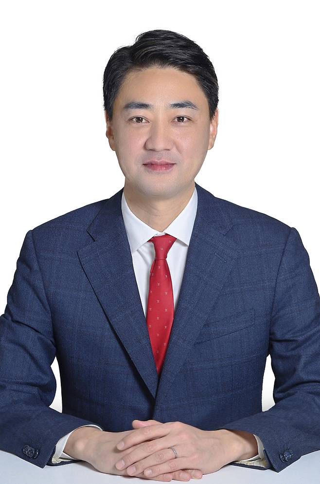 최재훈 대구 달성군수가 군정 현안과 정책 방향에 대해 설명하고 있다.<영남일보 DB>