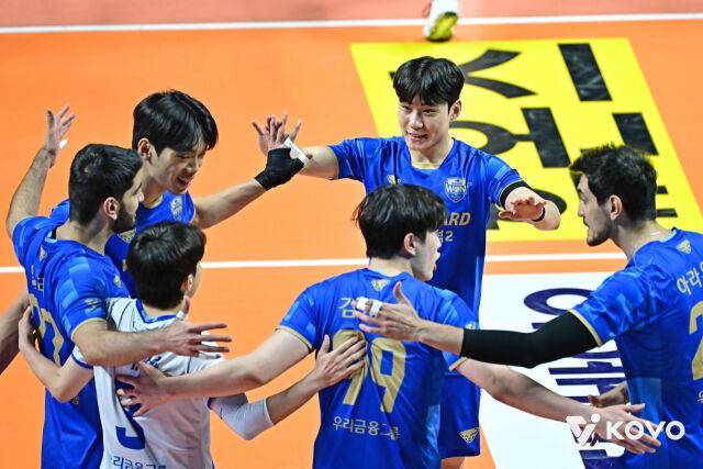 승리한 우리카드./KOVO