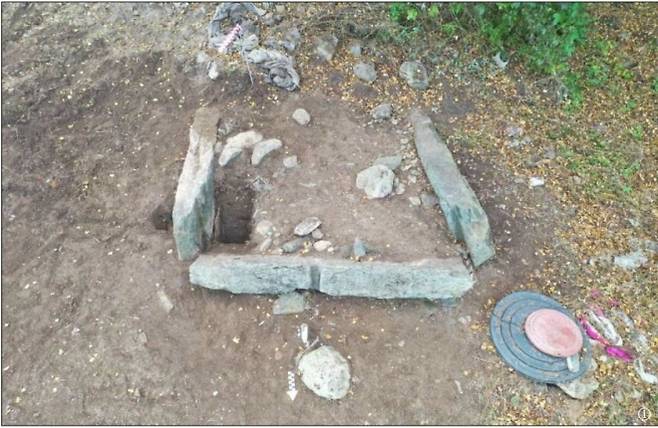 경북 포항 향토문화유산인 안국사지 발굴조사 현장. 포항시 제공