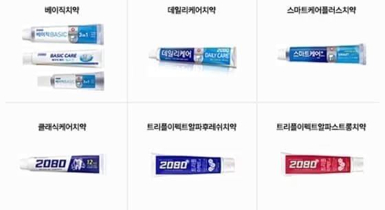 문제가 된 치약이 포함된 ‘케라시스 여행용 세트 프리미엄’ 역시 회수 대상에 포함돼 CJ올리브영 역시 소비자들에 제품 리콜 조치를 고지했다. 애경산업 홈페이지 캡처