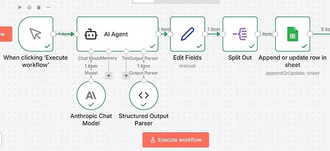 범상치 않아 보이는 n8n 설정.