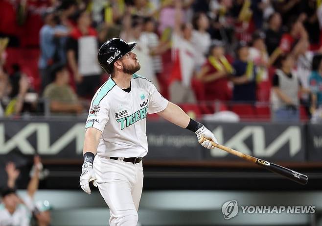 전 KIA 외국인 타자 패트릭 위즈덤 [연합뉴스 자료사진]