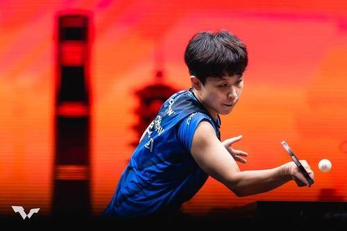 WTT 시리즈에 나선 주천희의 경기 장면  [WTT 인스타그램 캡처. 재판매 및 DB 금지]