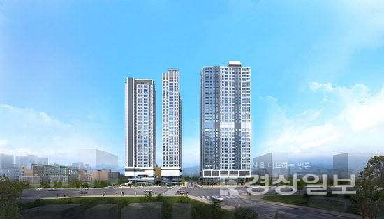 ▲ 울산 남구 신정동 이안 문수로 조망도. 대우산업개발 제공