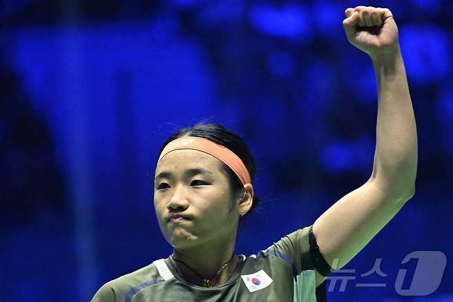 안세영이 말레이시아오픈 4강에 진출했다. ⓒ AFP=뉴스1