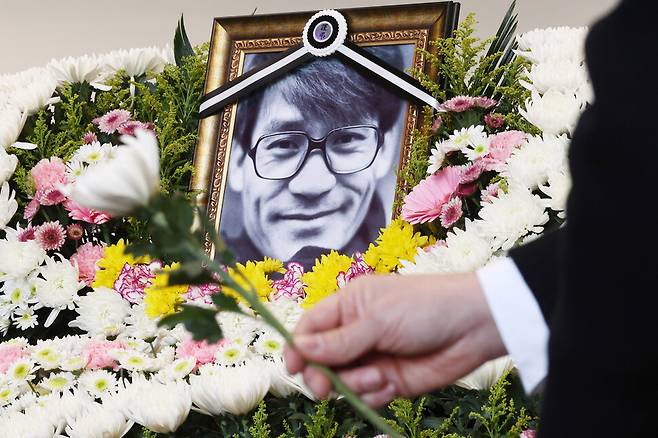 2026년 1월6일 서울 중구 충무로 서울영화센터에 고 안성기 배우의 추모 공간이 마련돼 있다. 연합뉴스