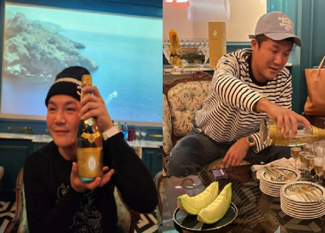 '조폭 친분설' 폭로자 A 씨가 추가 사진을 공개했다. / 사진=SNS
