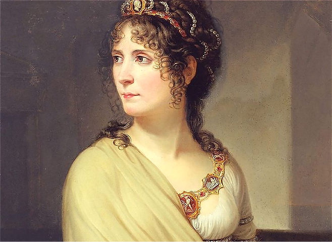 안드레아 아피아니, 조제핀(일부 확대), 1808, 캔버스에 유채, 개인소장