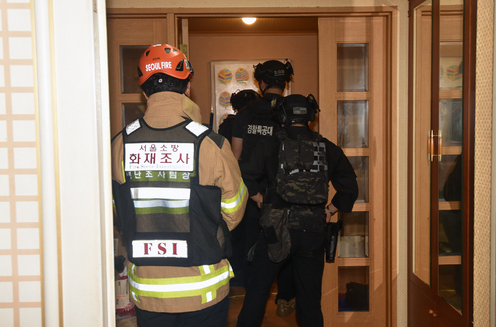 지난해 송도에서 발생한 사제총기 현장, 연합뉴스