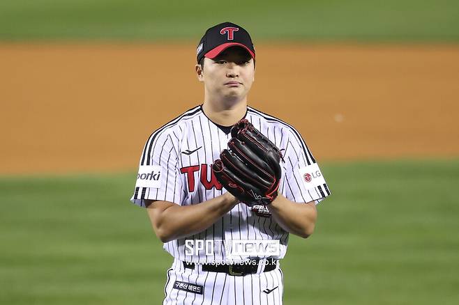 ▲ 고우석은 LG 트윈스 소속이던 지난 2023년에도 WBC 대표팀에 뽑혔으나 어깨 부상으로 본선에서는 경기에 나서지 못했다. ⓒ곽혜미 기자