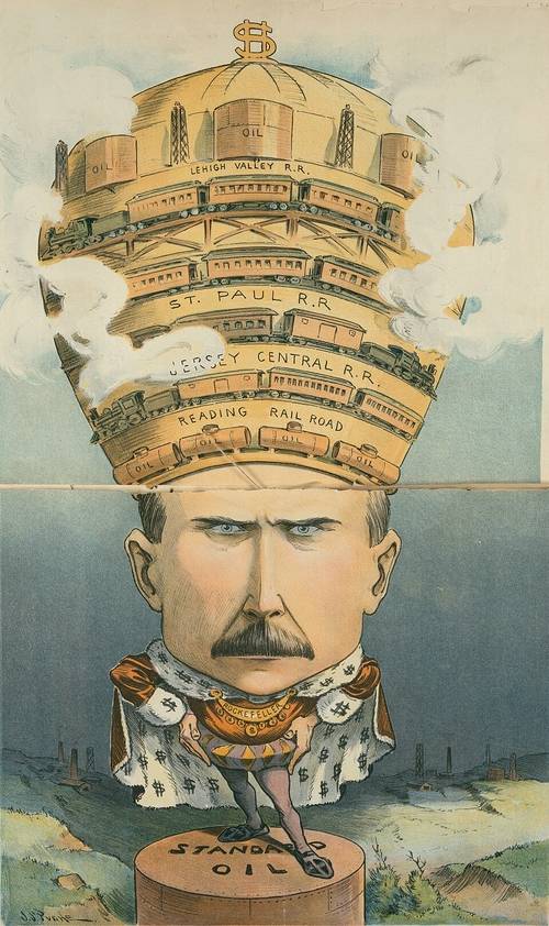 “난 이 시대의 카이사르지…” 록펠러를 산업 황제로 묘사한 잡지.