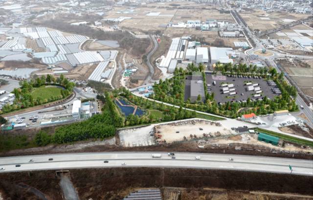 ▲거창복합차고지 조감도. ⓒ거창군